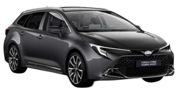 Toyota Corolla Hybrid Touring Sport automatic 2025 car hire Málaga