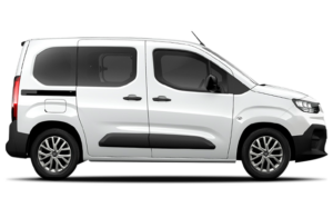 Fiat Doblo 2025 for hire at Malaga Airport, ideal for golfers in Costa del Sol with ample luggage space.