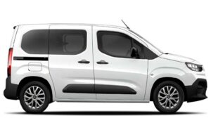Fiat Doblo 2025 for hire at Malaga Airport, ideal for golfers in Costa del Sol with ample luggage space.